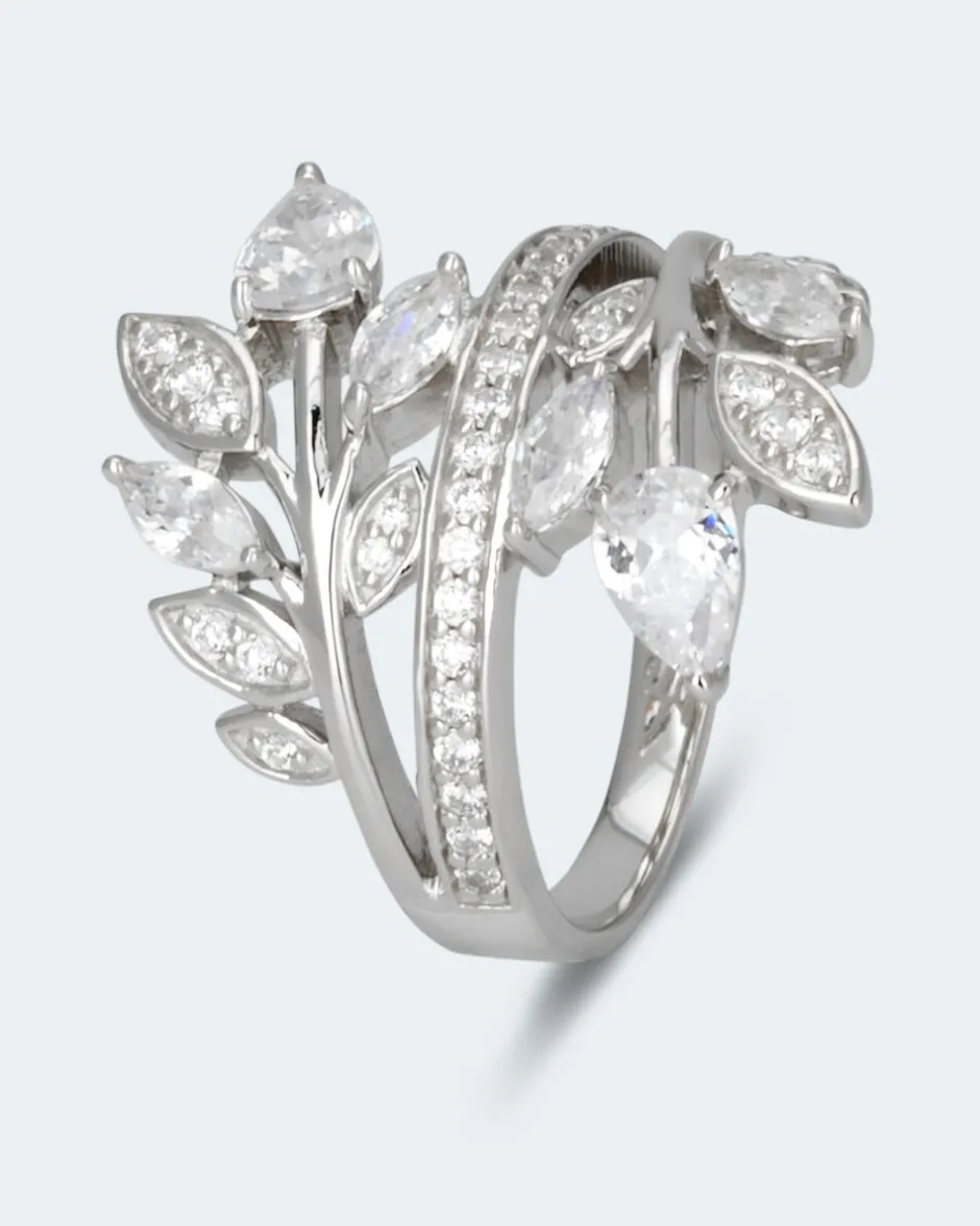 New Ring mit Zirkonia Ringe