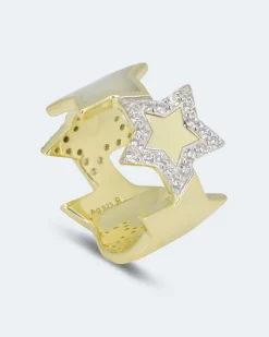 Online Ring mit Zirkonia & Perlmutt Ringe