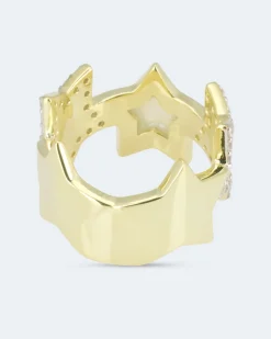 Online Ring mit Zirkonia & Perlmutt Ringe