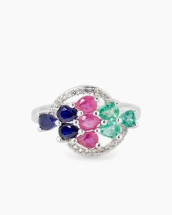 Discount Ring Multi Edelstein Ringe