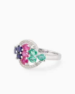 Discount Ring Multi Edelstein Ringe