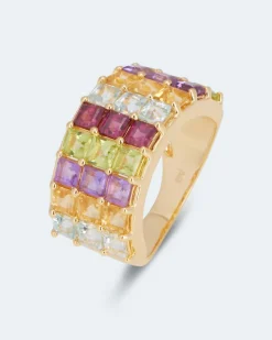 Sale Ring Multi-Edelstein Ringe