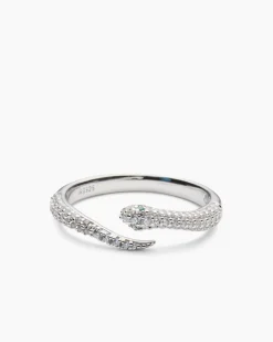 Online Ring "Schlange" mit Zirkonia Ringe