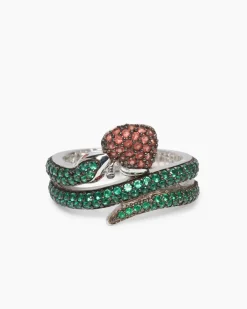 New Ring "Schlange" mit Zirkonia Ringe