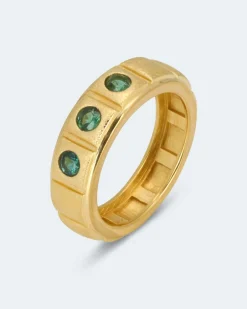 Clearance Ring "Touch of Gold" mit Golkonda Turmalin Ringe