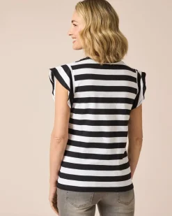 Sale Ringelshirt mit Flügelärmeln Shirts & Tops