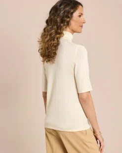 Online Rollkragenpullover kurzarm Strickware