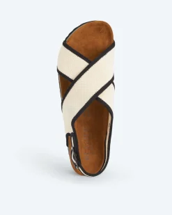 Best Sandale mit gekreuzten Riemen Schuhe