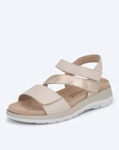 Hot Sandale mit Klettriegel Schuhe