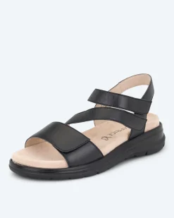 Hot Sandale mit Klettriegel Schuhe