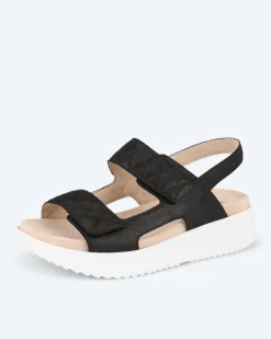 Sandale mit Klettriegeln Schuhe