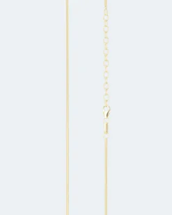 Outlet Schlangenkette mit Brillant, 0,02 ct Halsketten & Colliers