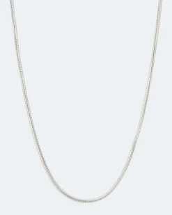 Outlet Schlangenkette mit Brillant, 0,02 ct Halsketten & Colliers