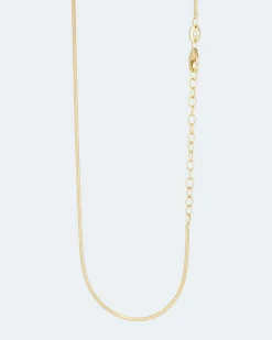 Schlangenkette mit Brillant 0,02 ct Halsketten & Colliers