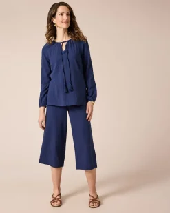 Discount 7/8-Schlupfhose aus Musselin Hosen