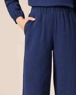 Discount 7/8-Schlupfhose aus Musselin Hosen