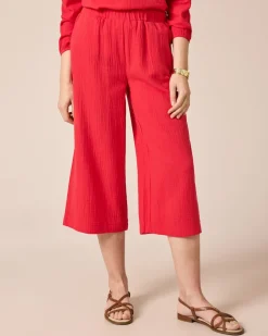 Discount 7/8-Schlupfhose aus Musselin Hosen