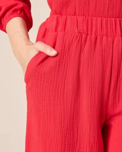 Discount 7/8-Schlupfhose aus Musselin Hosen