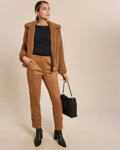 Outlet Schlupfhose aus Veloursimitat Hosen