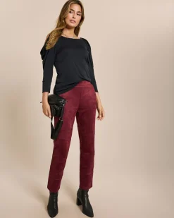 Outlet Schlupfhose aus Veloursimitat Hosen