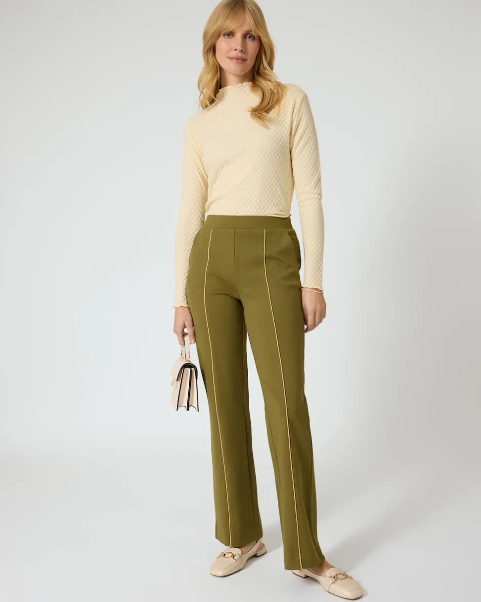 Discount Schlupfhose im Flared Style Hosen