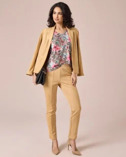 New Schlupfhose im Material-Mix Hosen