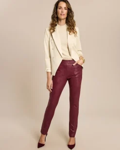 Outlet Schlupfhose in Schlangenlederoptik Hosen