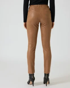 Outlet Schlupfhose in Schlangenlederoptik Hosen