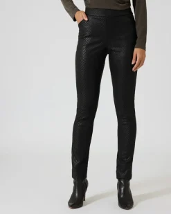 Outlet Schlupfhose in Schlangenlederoptik Hosen