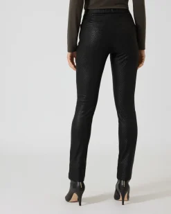 Outlet Schlupfhose in Schlangenlederoptik Hosen