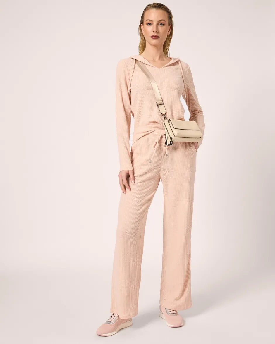 Outlet Schlupfhose mit Struktur Hosen