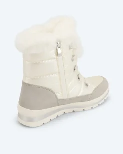 Best Schnürboot mit Fell Schuhe