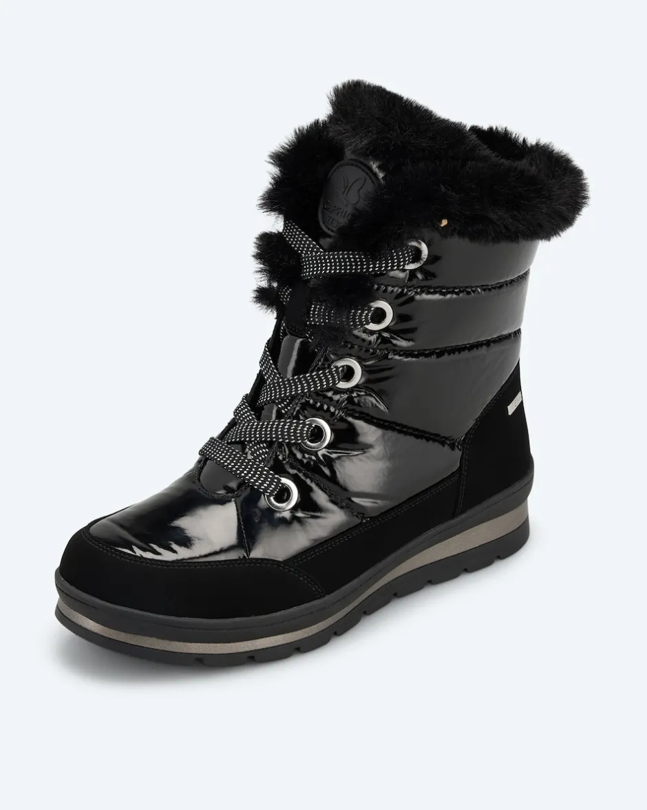 Best Schnürboot mit Fell Schuhe