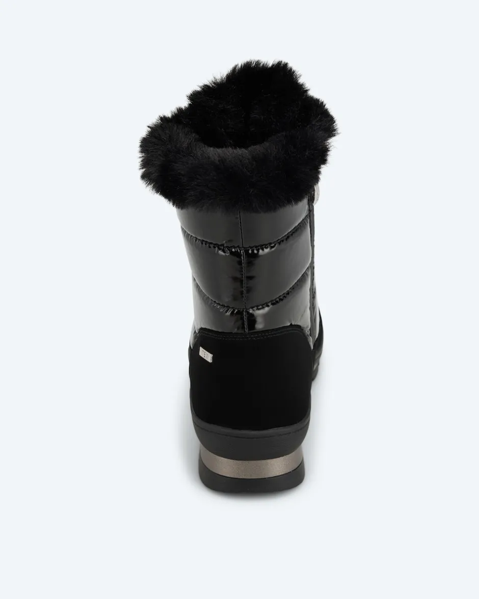 Best Schnürboot mit Fell Schuhe