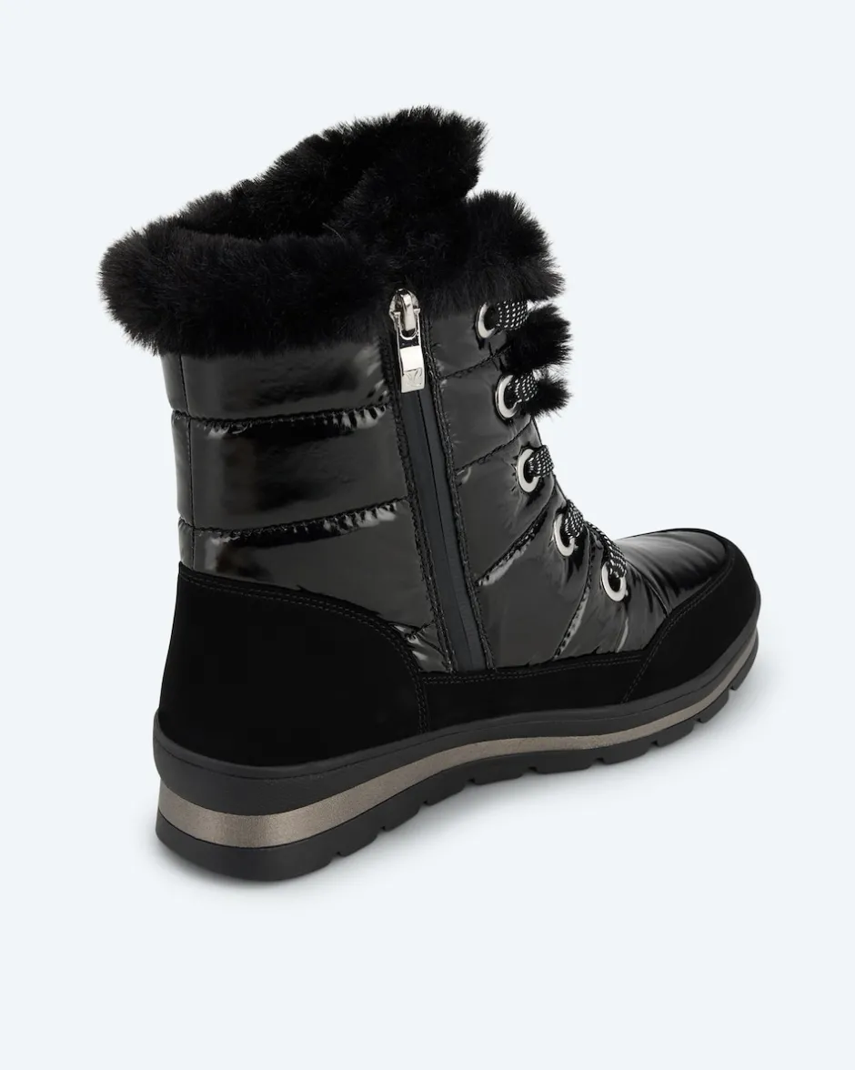 Best Schnürboot mit Fell Schuhe