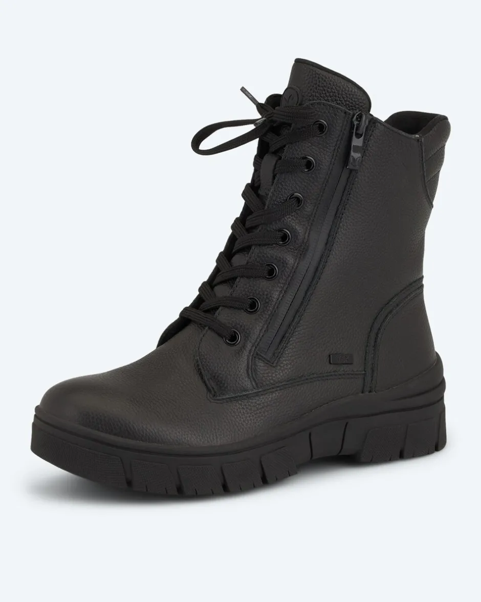 Schnürstiefel mit Zipper Schuhe