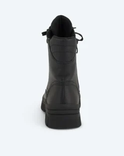 Schnürstiefel mit Zipper Schuhe