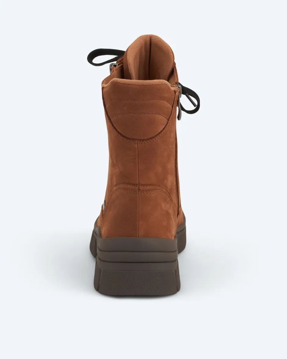 Schnürstiefel mit Zipper Schuhe