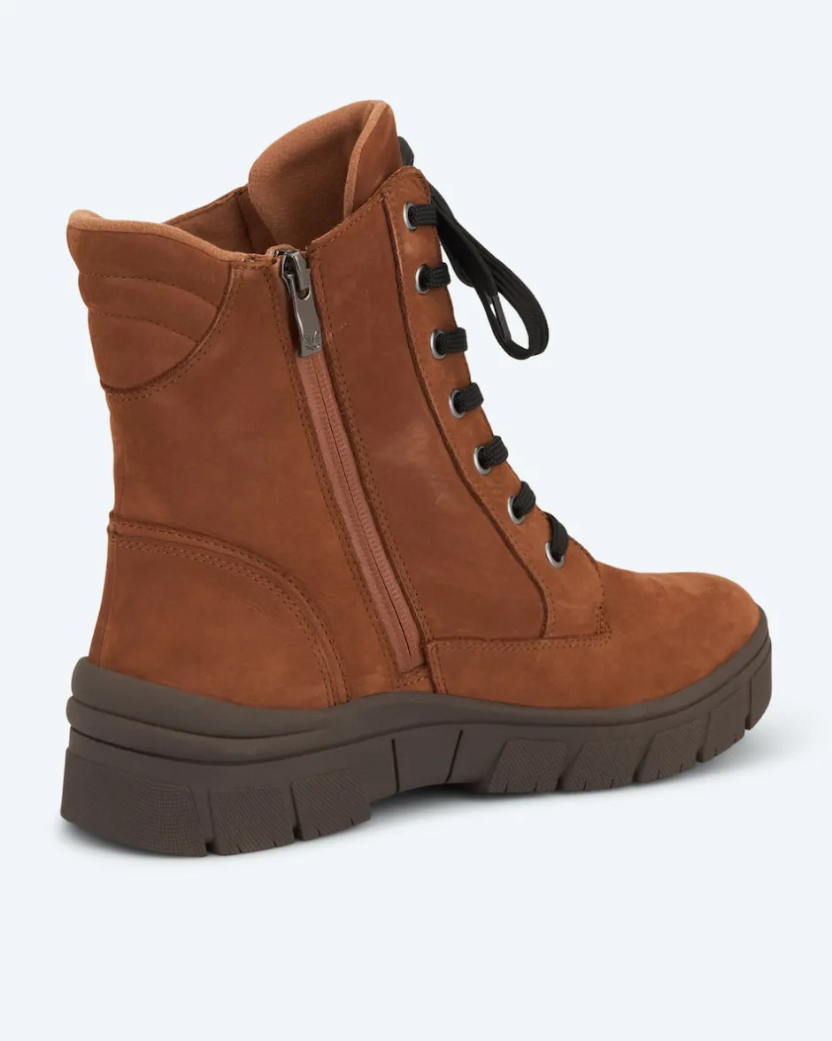 Schnürstiefel mit Zipper Schuhe