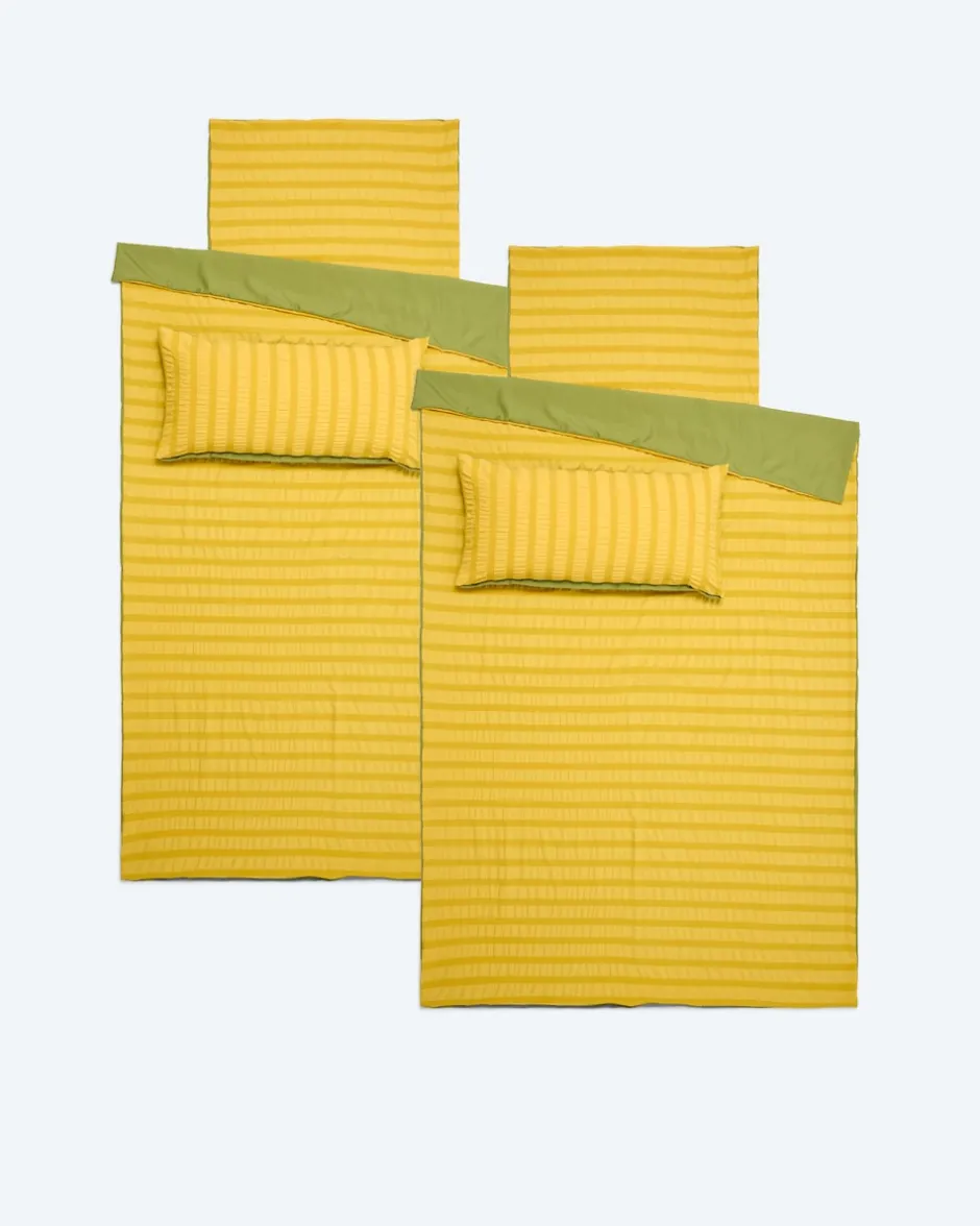 Online Seersucker Wendebettwäsche "Sia", 6tlg. Heimtextilien