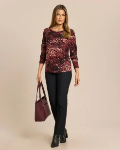 Clearance Shirt bedruckt gepeached Shirts & Tops