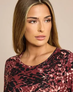 Clearance Shirt bedruckt gepeached Shirts & Tops