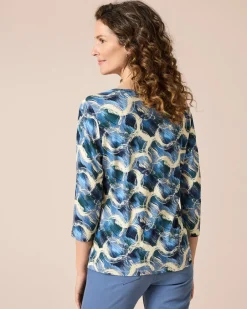 Discount Shirt bedruckt mit Key-Hole Shirts & Tops