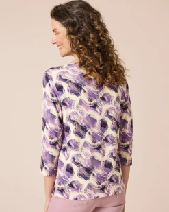 Discount Shirt bedruckt mit Key-Hole Shirts & Tops