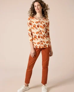 Discount Shirt bedruckt mit Key-Hole Shirts & Tops