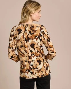 Clearance Shirt Blumen-Druck Shirts & Tops