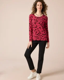 New Shirt Druck Heart Rundhals Shirts & Tops