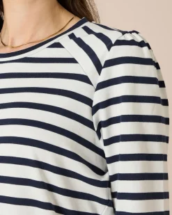 New Shirt gestreift mit leichten Puffärmeln Shirts & Tops