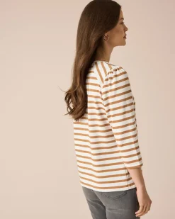 New Shirt gestreift mit leichten Puffärmeln Shirts & Tops