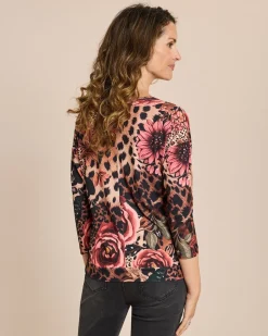 Discount Shirt mit Alloverdruck Shirts & Tops